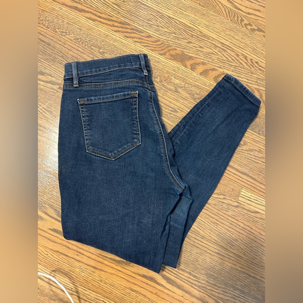 LOFT Skinny High Rise Legging Classic Blue Jeans